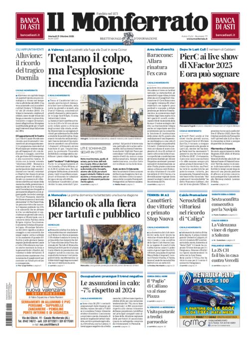 Il Monferrato - Edizione 77 del 21/10/2025